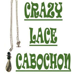 Crazy Lace Agate Teardrop Pendant Necklace – Joy & Inner Harmony